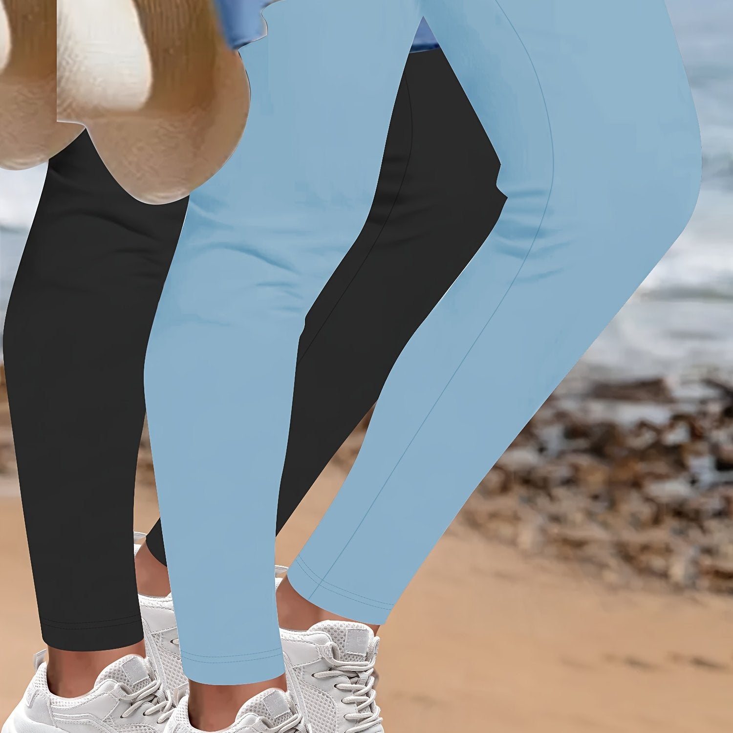 Plus Size Leopard Print Skinny Leggings High Waist Cropped Pants