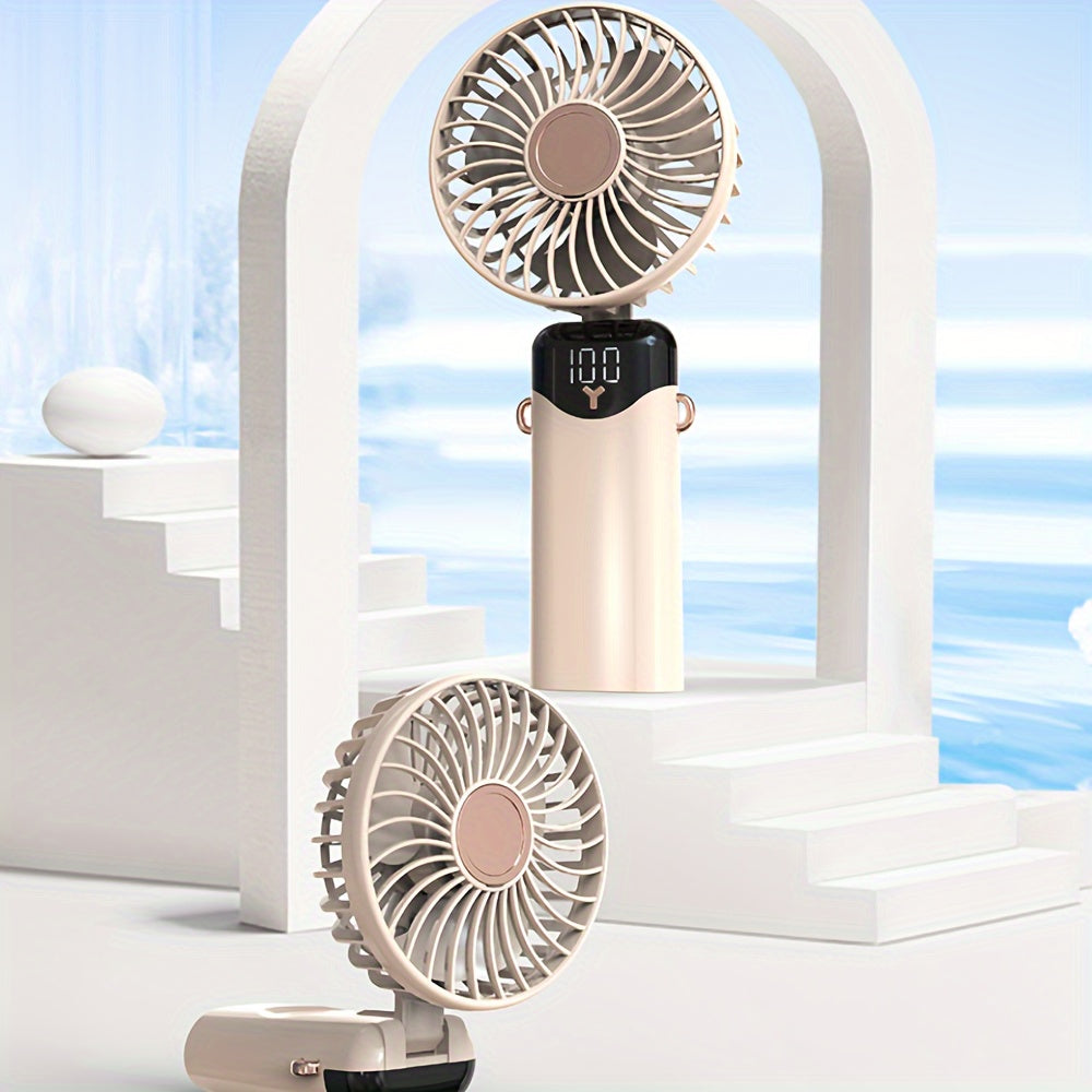 Portable Handheld USB Fan Personal Air Cooler for Travel Office Outdoor