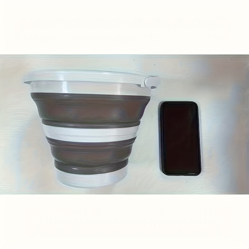 Collapsible Silicone Travel Bucket for Car Wash and Outdoor Use