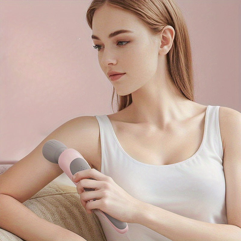 Portable Electric Massager with USB Rechargeable High-Speed Motor and High-Frequency Vibration for Full-Body Relaxation