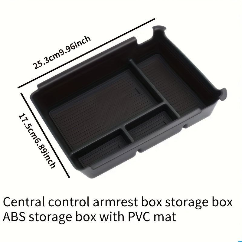 Car Organizer Central Control Armrest Storage Box Durable ABS for Sedan Cab