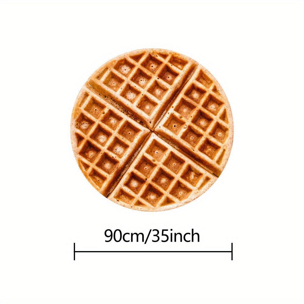 Reversible Microfiber Food Pattern Blanket for Kids and Adults