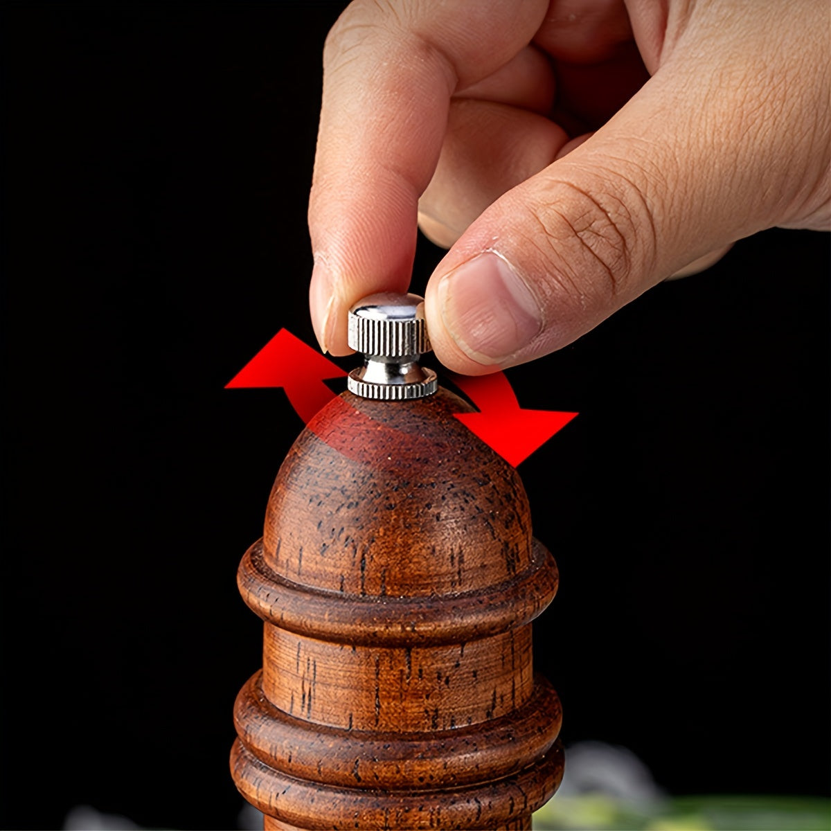 Premium Wooden Pepper Grinder for Home and Restaurant Black Pepper Salt Sea Salt