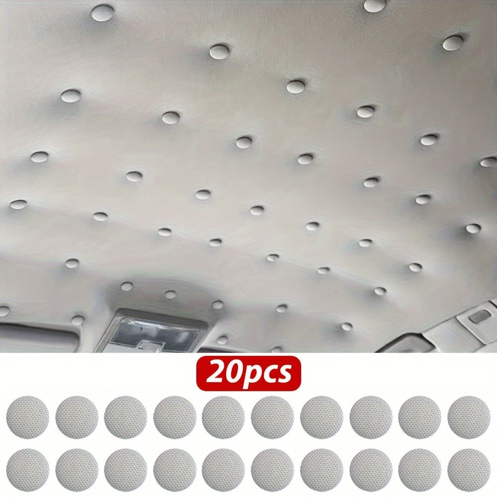 20 dona Kulrang Velur Avtomobil Tomi Ta'mirlash Kliplari Qoplamali Ichki Qurilmalar