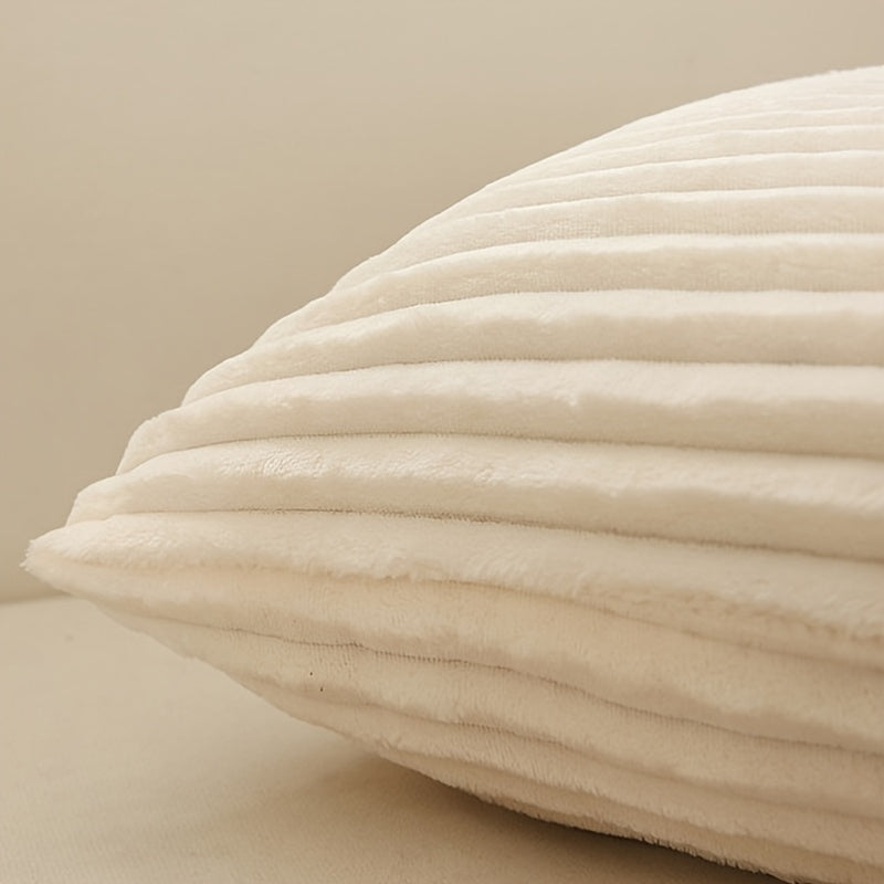 Christmas Decorative Corduroy Pillow Cover 17x17 Inch for Home Decor