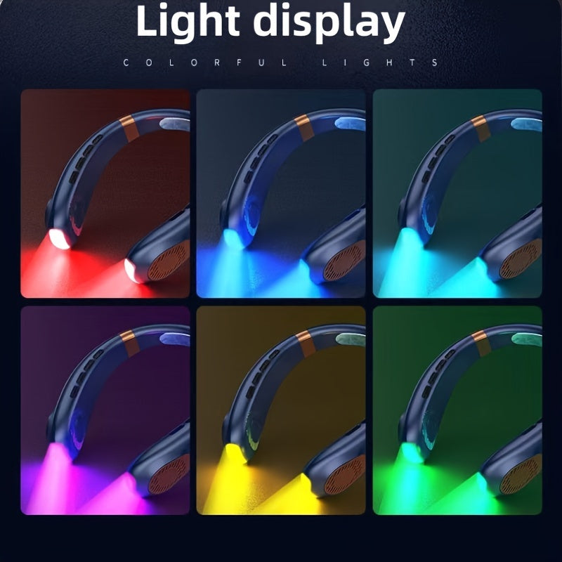 JKUOO Portativ Bo'yin Fanı harakatda sovuq bo'lish uchun qulay va ko'p qirrali variant. LED displey, USB bilan zaryadlash, 5 tezlik sozlamalari va rangli kechki chiroq funksiyasi bilan, bu fan uyda, ofisda, dam olish vaqtida foydalanish uchun mukammal.