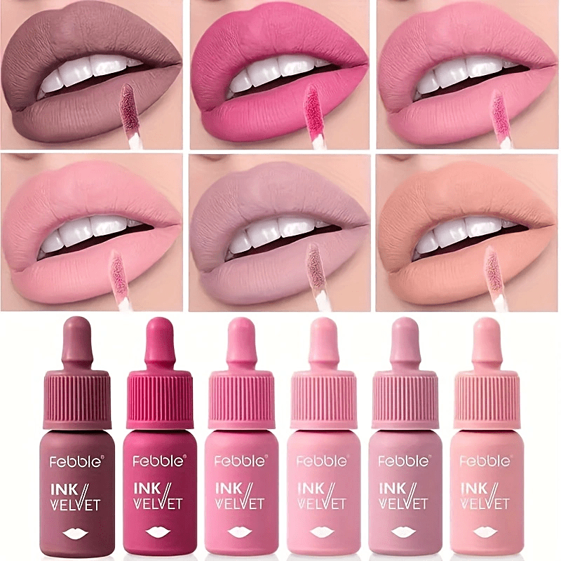 Women's Velvet Lip Gloss Set Long-Lasting Bright Colors