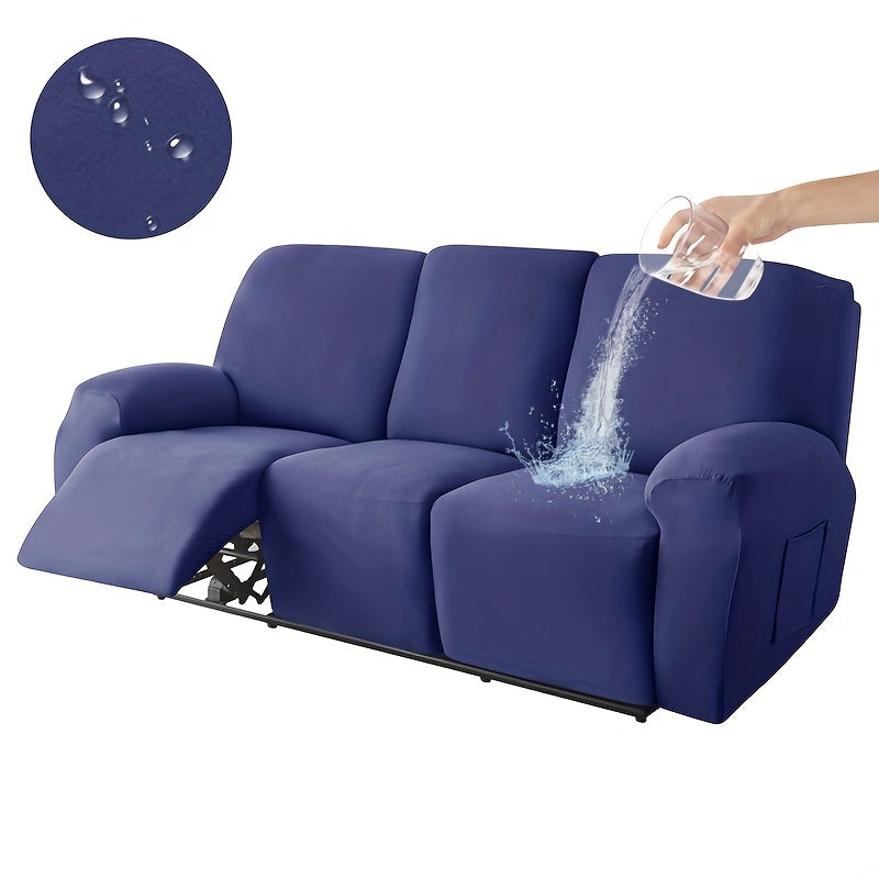 8-Piece Waterproof Sofa Slipcover Set for Living Room and Office Protection