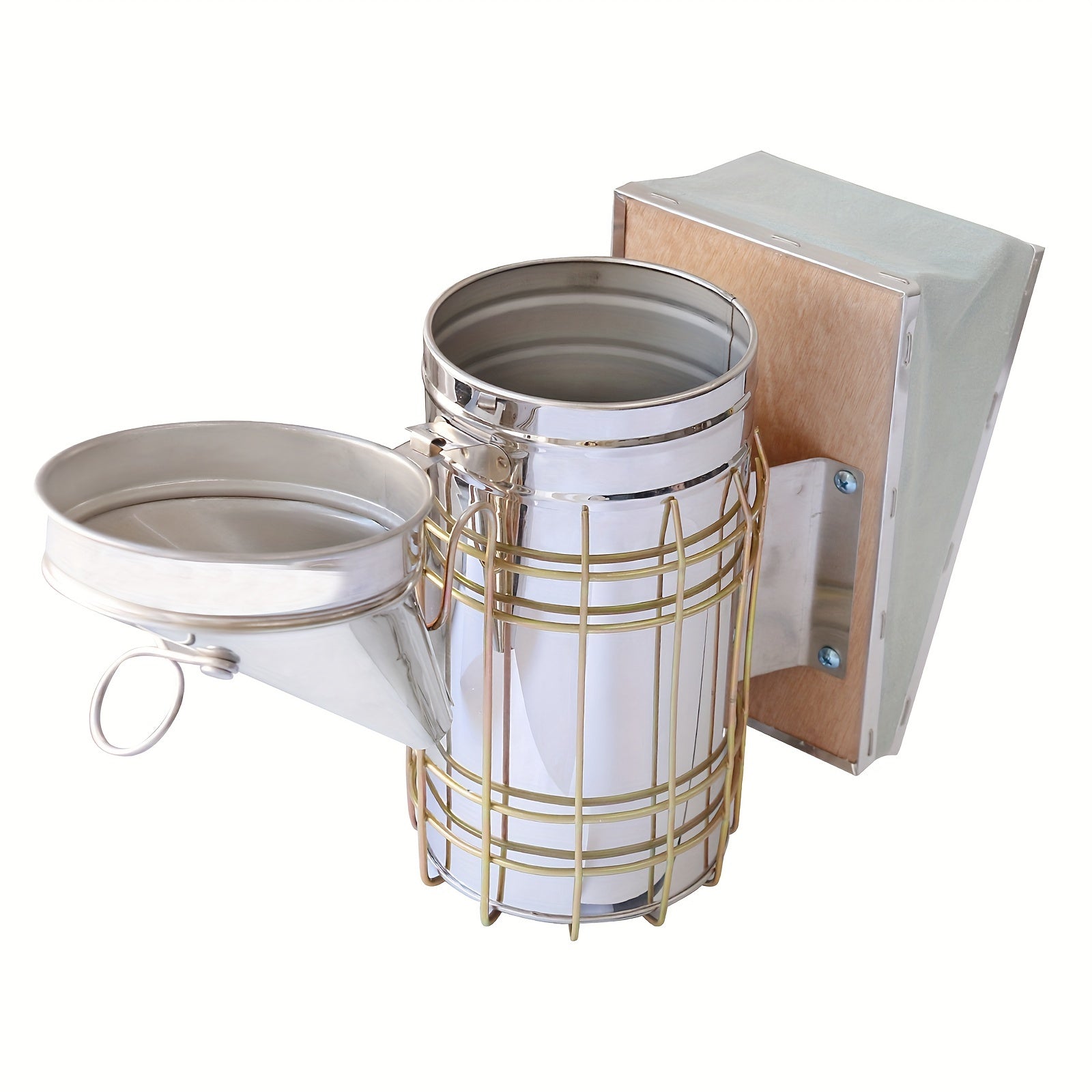 Zinapoyali arıxona tutun chiqaruvchi, arıchilik uchun issiqlik himoyasi bilan.