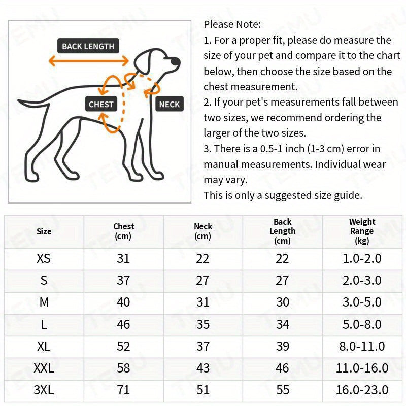 Reflective Winter Pet Jacket Waterproof Color Block Zipper for Medium Large Dogs