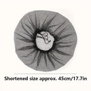 18-Inch Washable Plastic Mesh Fan Cover with Drawstring for Living Room and Bedroom Safety