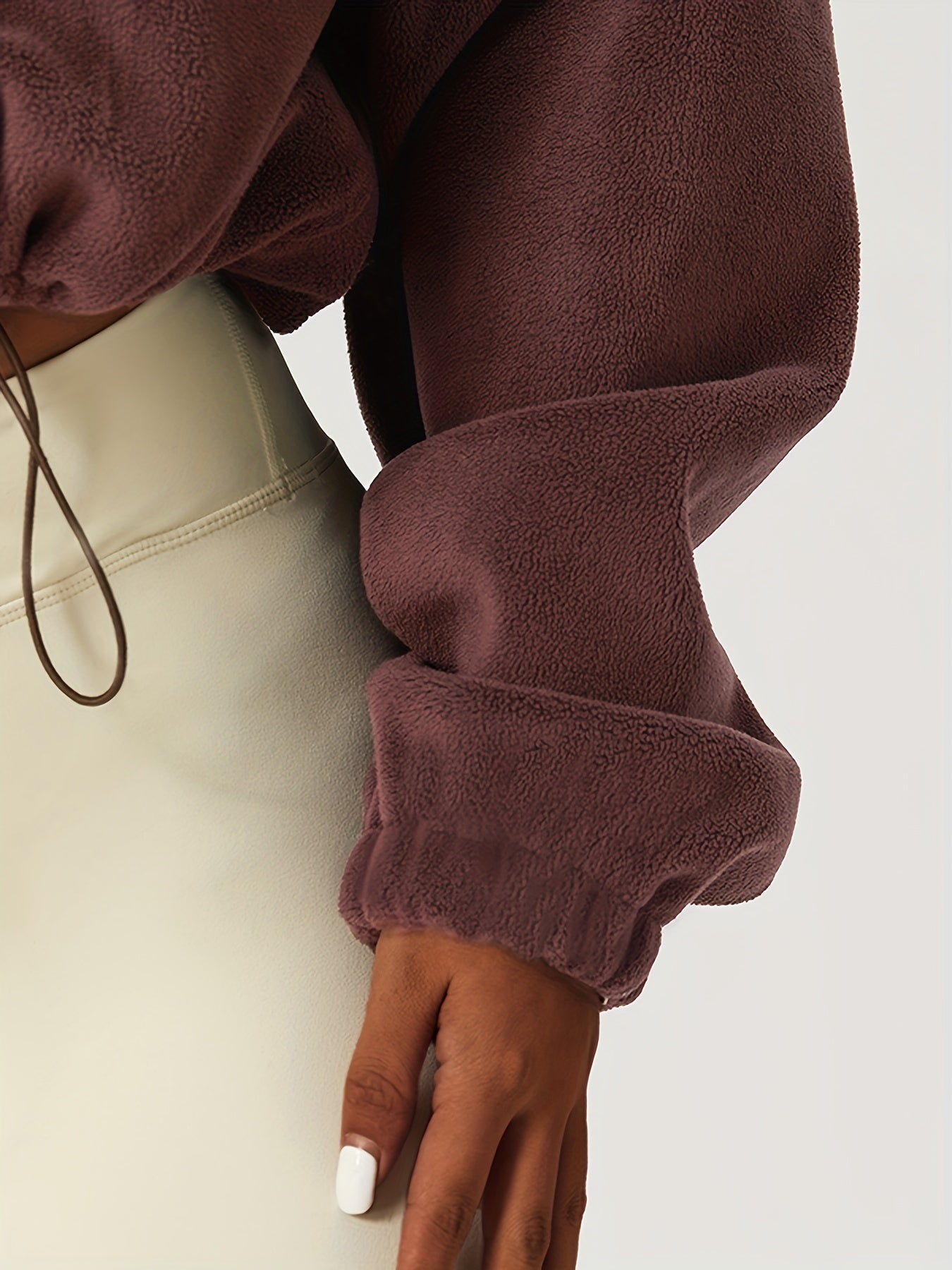 Women’s Plus Size Outdoor Plush Lined Winter Sports Coat