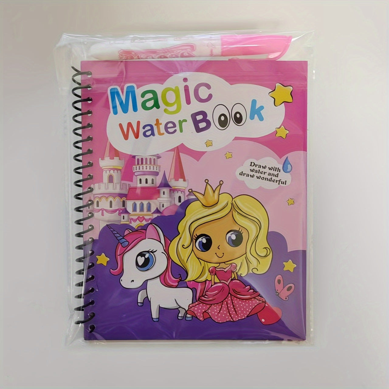 Kids Watercolor Coloring Book with Pen and Paint-by-Numbers Activities for Creative Kids