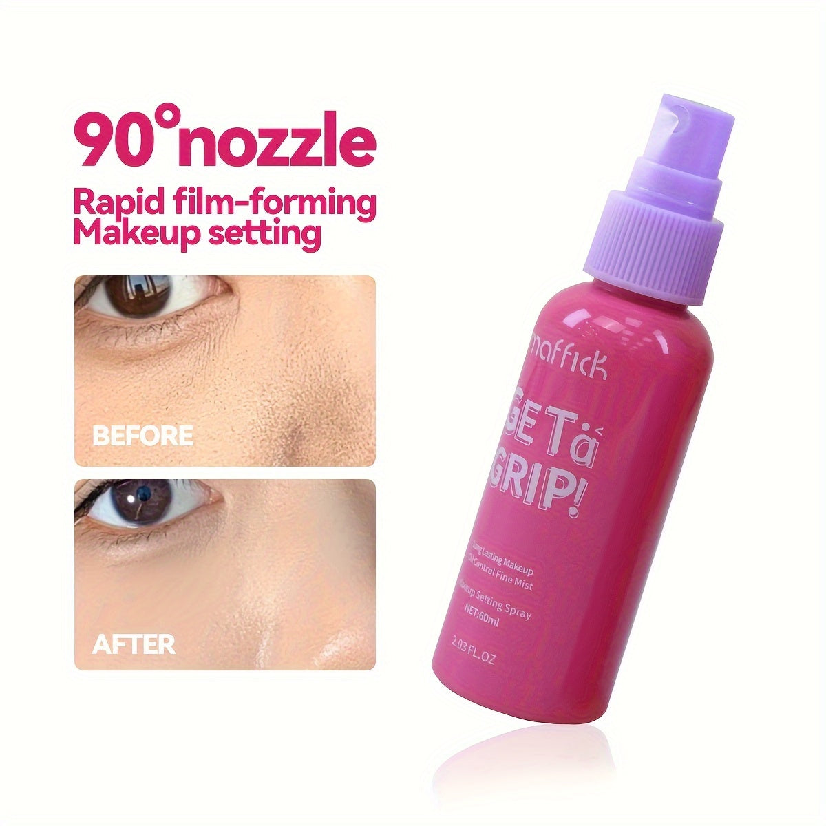 Women Watermelon Scented Makeup Setting Spray Waterproof Long-Lasting