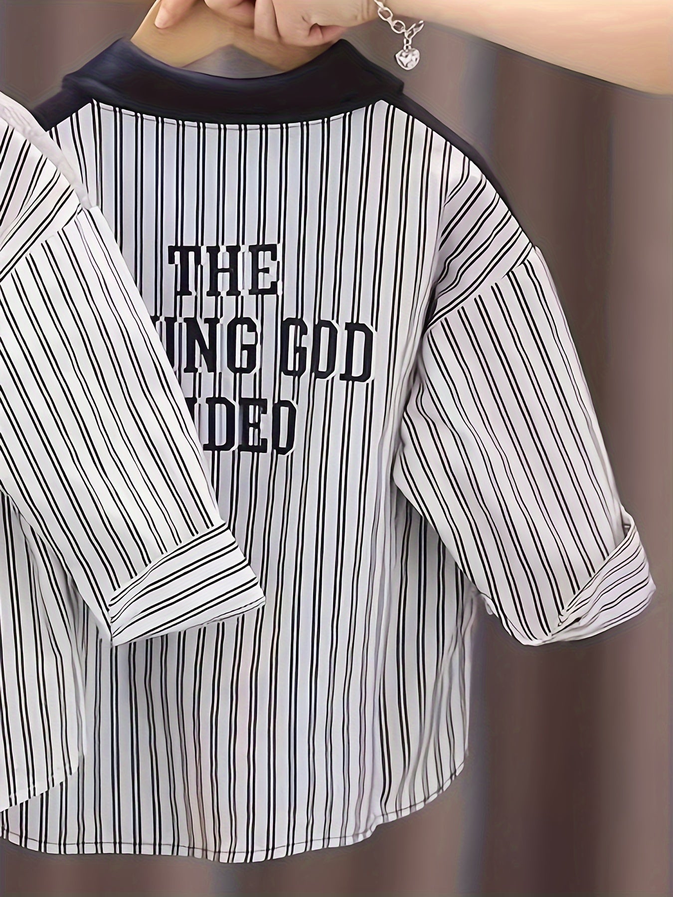 Pack de 2 camisetas de manga larga a rayas de algodón para niños