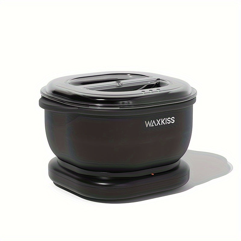 Black Folding Wax Heater 500ml Kit for Hair Removal with Non-Stick Pot