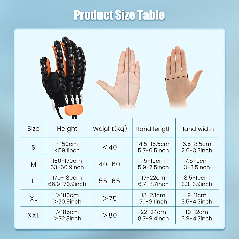 Auto Hand Training Robot Gloves for Finger Exercise USB Plug-in Hand Exercise Equipment