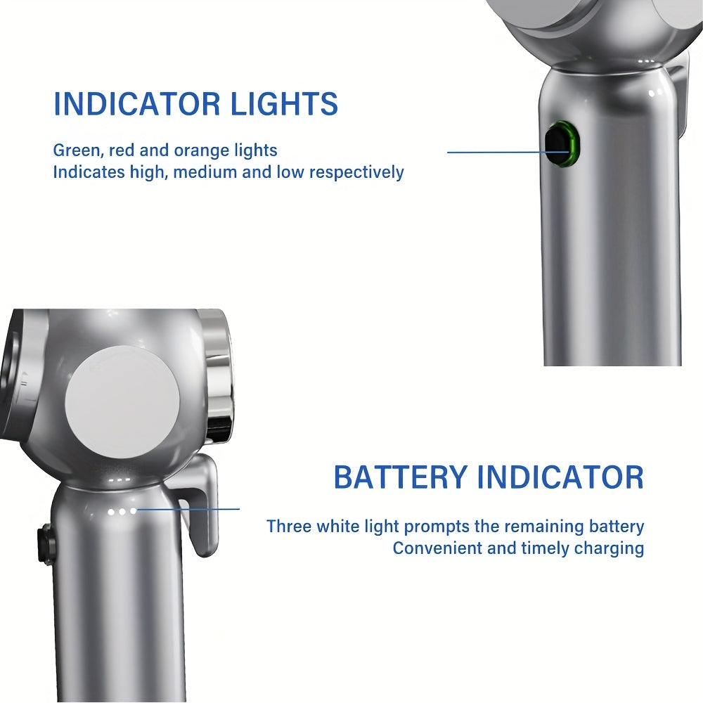 2-in-1 so‘ruvchi va puflovchi, quvvat ko‘rsatkichi, ko‘p funksiyali nozzle, USB orqali zaryadlanadigan, avtomobil, uy, ofis va kichik joylar uchun ixcham dizaynga ega portativ qo‘l vakuum tozalagichi.