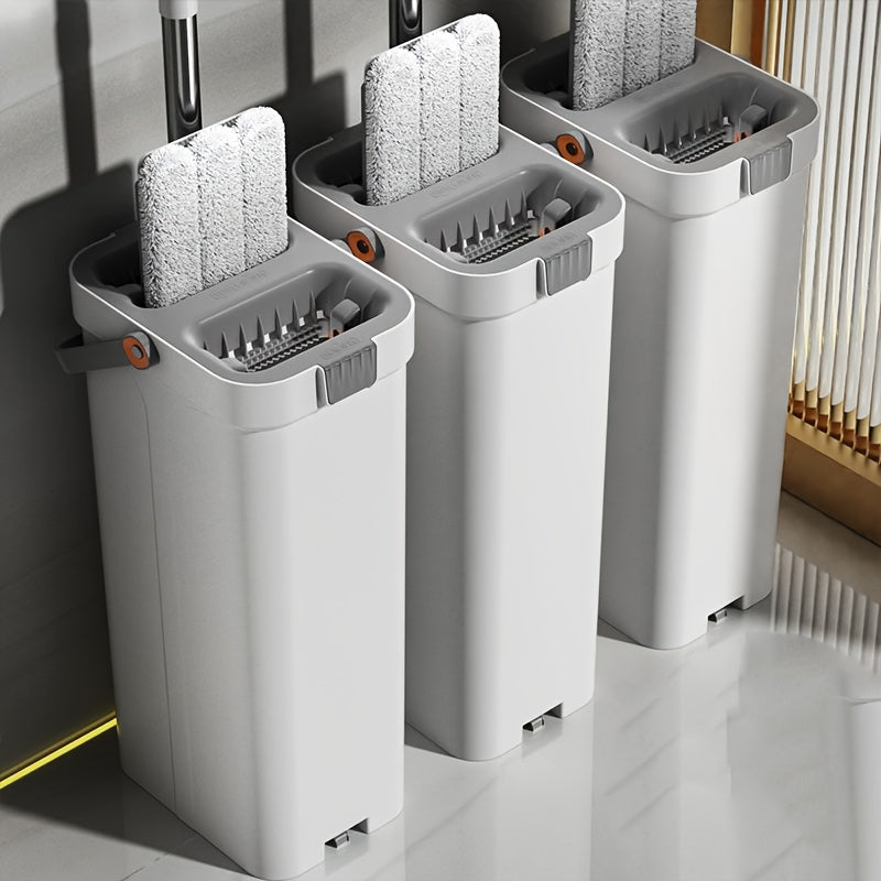 Qattiq xizmat qiladigan mop va kashlak to'plami, siqish tutqich va suv chiqarish leveri bilan