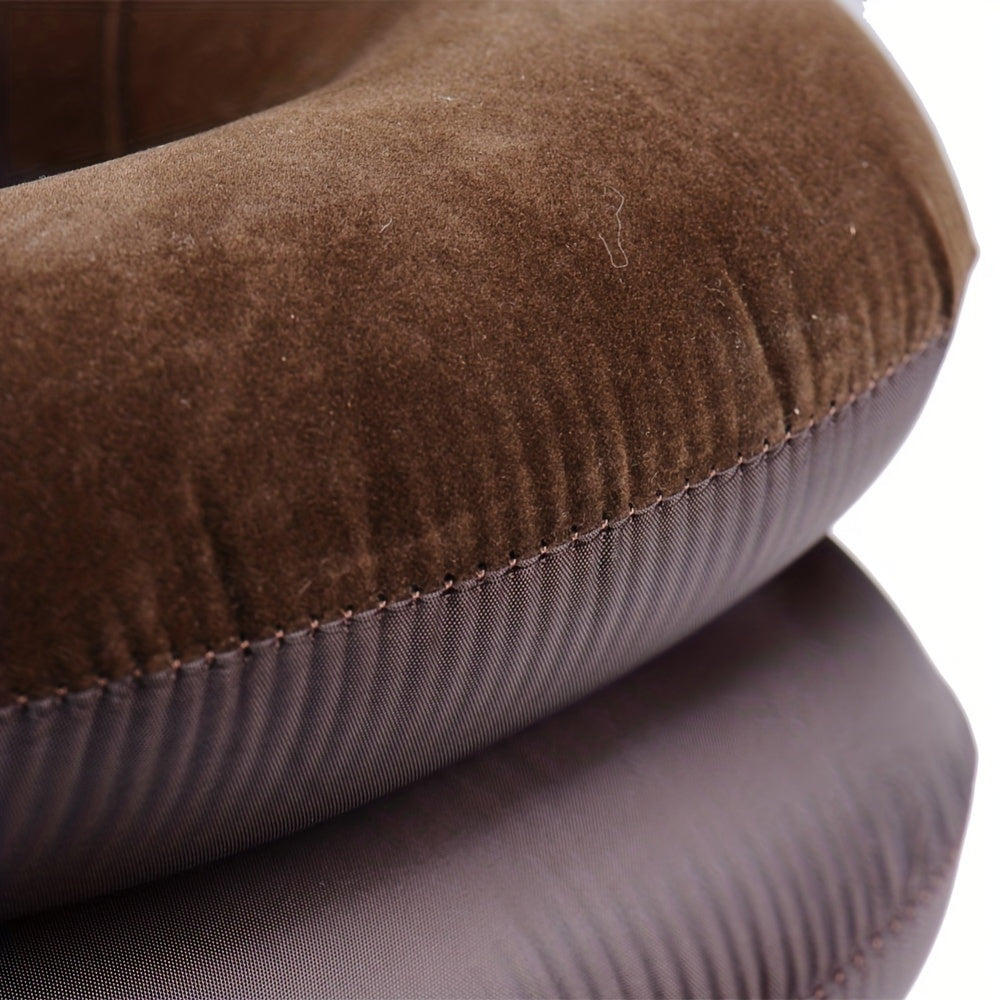Inflatable Neck Pillow Travel and Relaxation Soft Traction Support