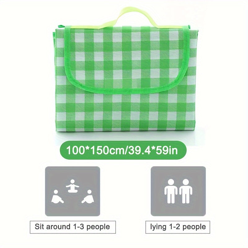 Portable Waterproof PVC Picnic Mat for Camping and Outdoor Use