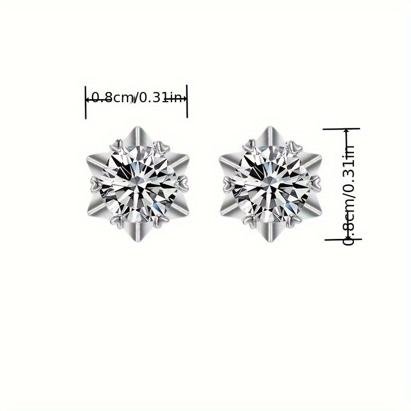 Ikki juft mashhur sakkiz yurak va sakkiz o'q super porloq D rangli Moissanite olmos 2 karat qorlash qoshniqlari - Rojdestvo va Sevgi kuni sovg'alari uchun mukammal. Erkaklar va ayollar uchun mos.