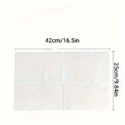 50 dona bitta ishlatiladigan elektrostatik mop varag'lari chang, soch va tozalash uchun