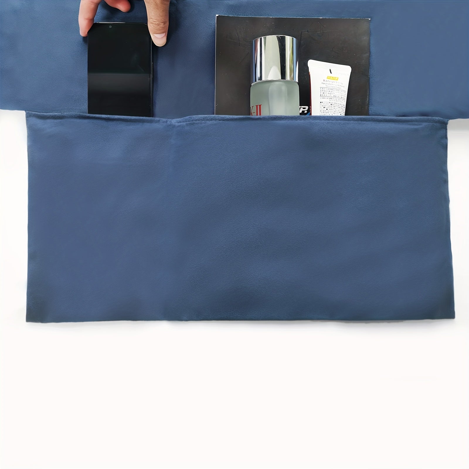 Soft Quick-Dry Chaise Lounge Cover with Side Pockets for Indoor Outdoor Use