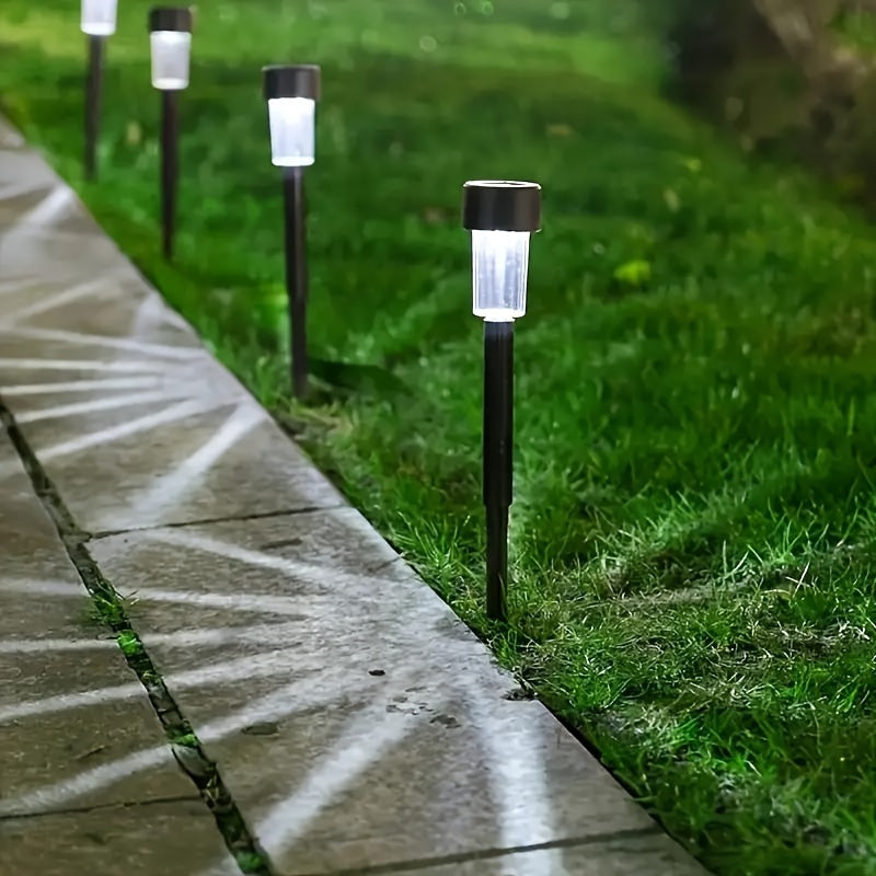 10-Pack Solar Pathway Lights Outdoor Landscape Garden Lawn Driveway Pathway Lighting