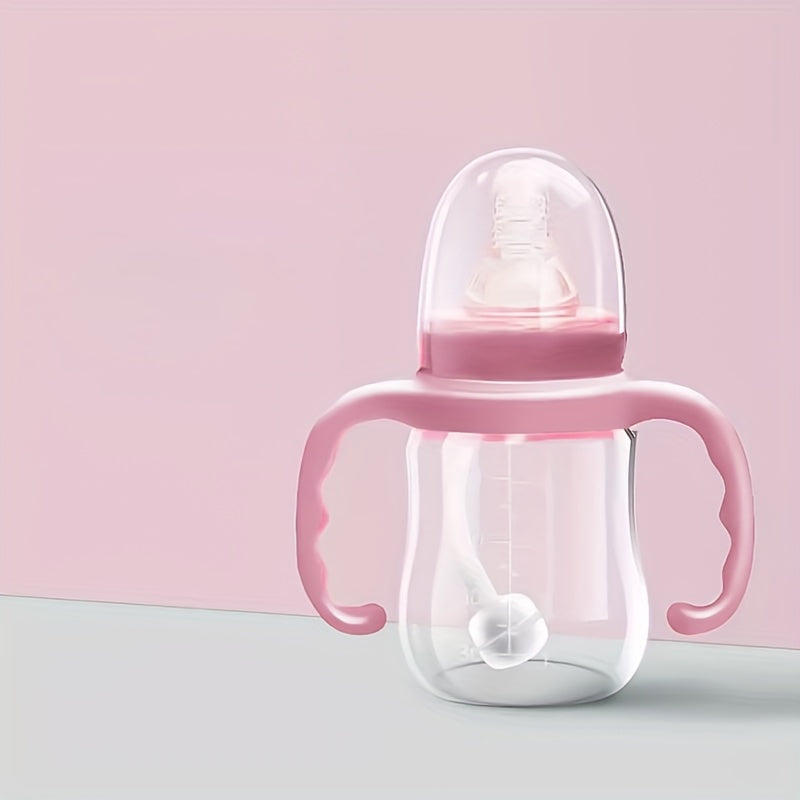 Botella de agua resistente al calor y libre de BPA con asa para un agarre fácil