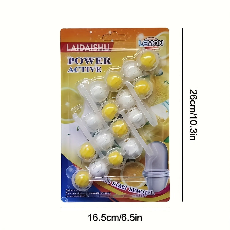 16 Automatic Toilet Cleaning Balls Odor Neutralizer No Electricity Bathroom Freshener