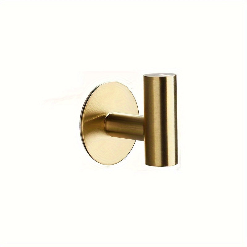 4pcs Modern Metal Self-Adhesive Towel Hooks for Bathroom Kitchen Home