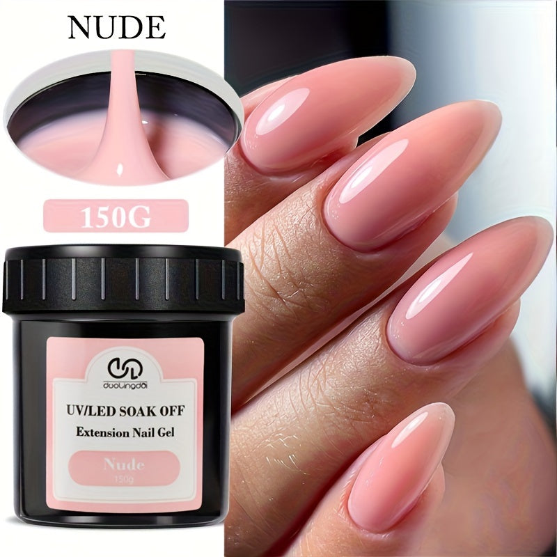 150g Tez quriydigan kamuflyaj akril gelni tirnoq uzaytirish uchun UV LED so'rib olish uchun, hidsiz