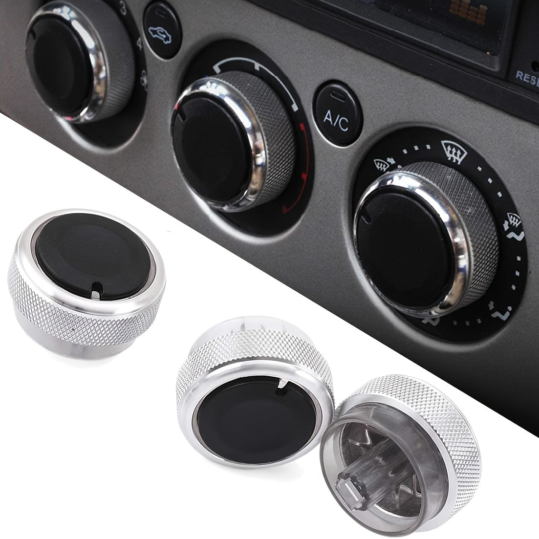 Ручка управления кондиционером и обогревателем автомобиля, комплект из 3 шт. для автомобилей Ford