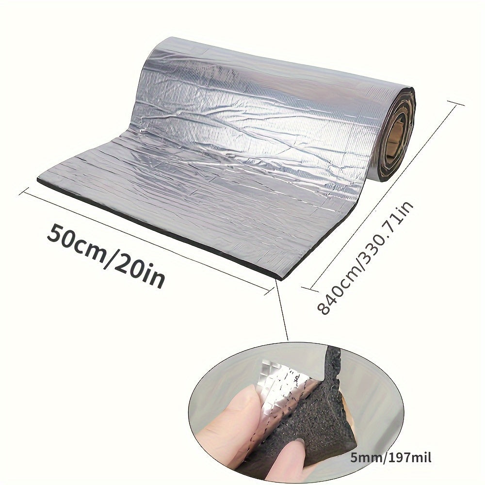 O'z-o'zidan yopishadigan alyuminiy folga aks ettiruvchi izolyatsiya ko'pik varaqasi avtomobillar uchun suv o'tkazmaydigan