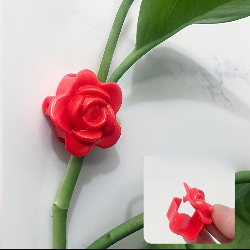 10pcs Self-Adhesive Wall Plant Clips for Climbing Roses Garden Support