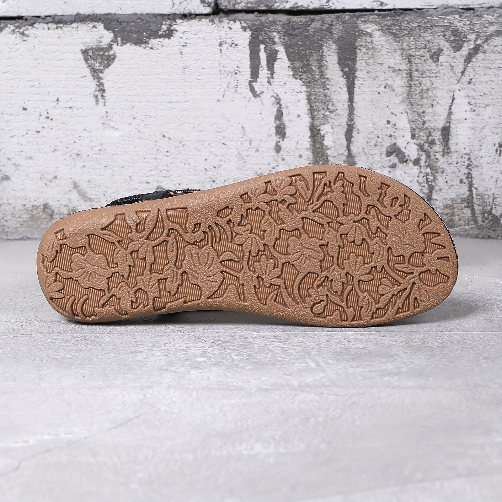 Women's Flat Sandals Large Size Breathable Rhinestones Fashionable