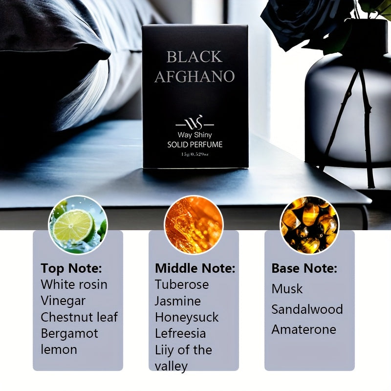 Solid Perfume for Men and Women Long-Lasting Woody Scent Plant-Based Cream