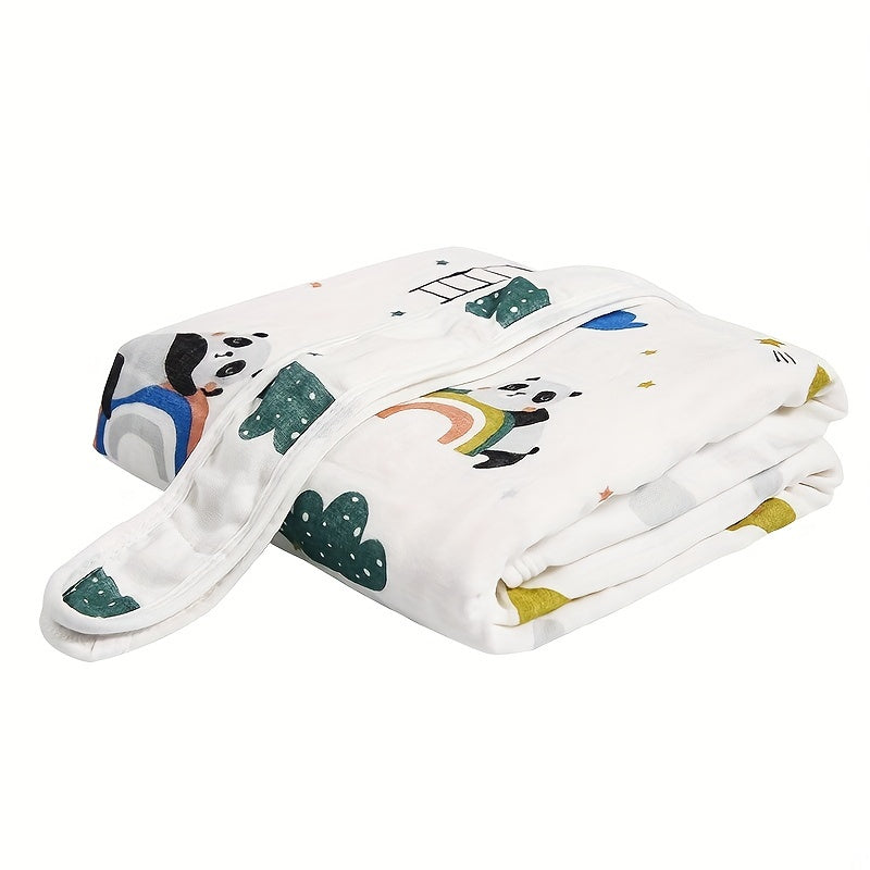 Baby Hooded Towel for Newborns Soft Absorbent 6-Layer Luxury Bath Wrap