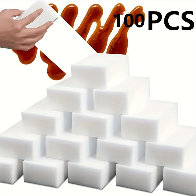 Ko‘p funksiyali tozalash gubkasi, oshxona, hammom va avtomobil uchun 50 yoki 100 ta paket