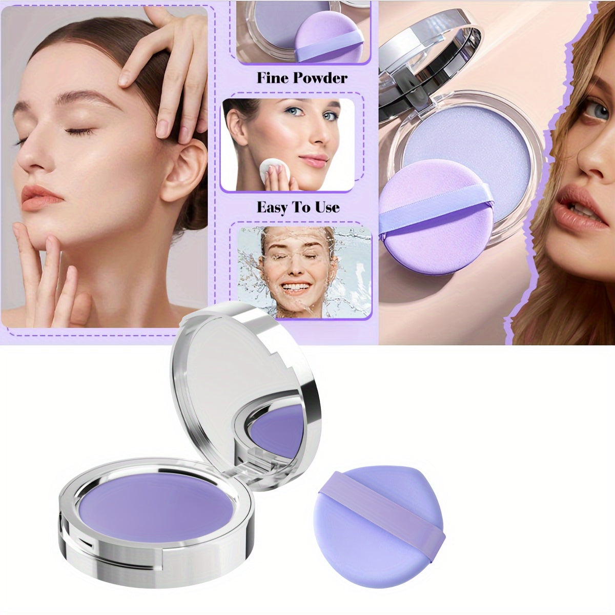 Invisible Magic Translucent Oil-Control Setting Powder Compact Light Finishing