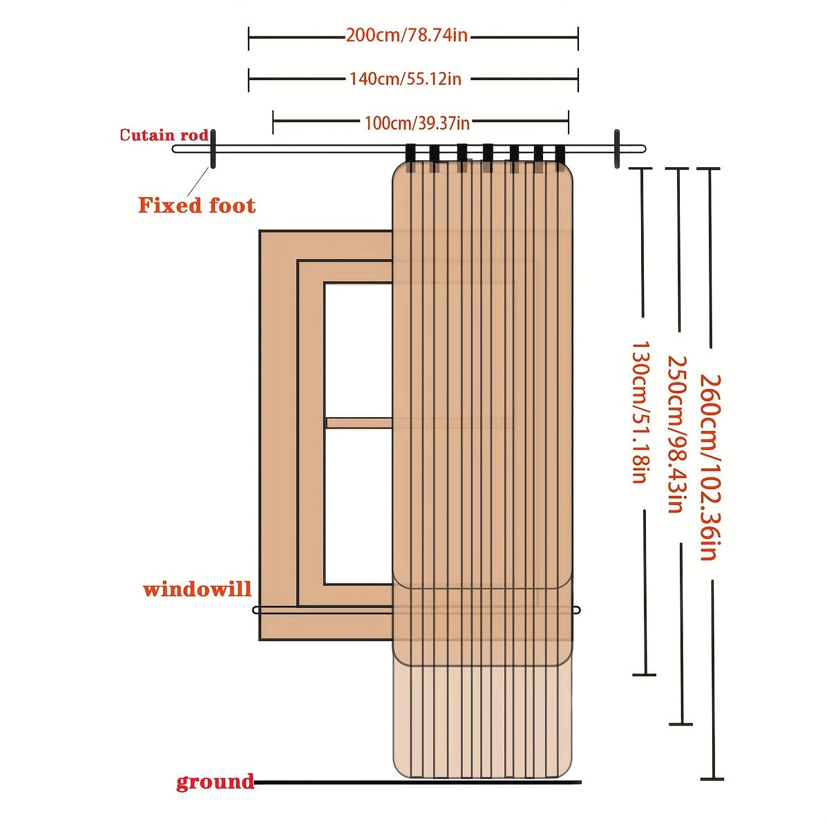 Vintage-ilhomlangan Meteor Burlap Qora O'chirish Pardasi - Dog'ga chidamli, Rod Pocket Dizayni, Pleated Polyester, Yashash xonasi va Yotoqxona uchun, Yorug'likni to'suvchi, Oson parvarish, Yashash xonasi pardalari