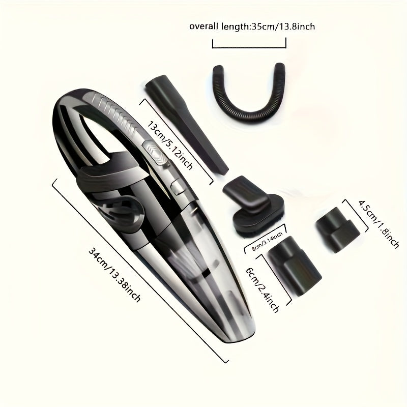 Qayrilmas qo‘l bilan ishlaydigan changyutgich, portativ, qayta zaryadlanadigan, past shovqinli, kuchli tortish, yuviladigan filtr bilan gilam, divan, zinapoyalar uchun