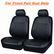 4-Piece Leather Car Seat Covers Removable Washable Universal Fit for Cars SUVs Vans Sedans