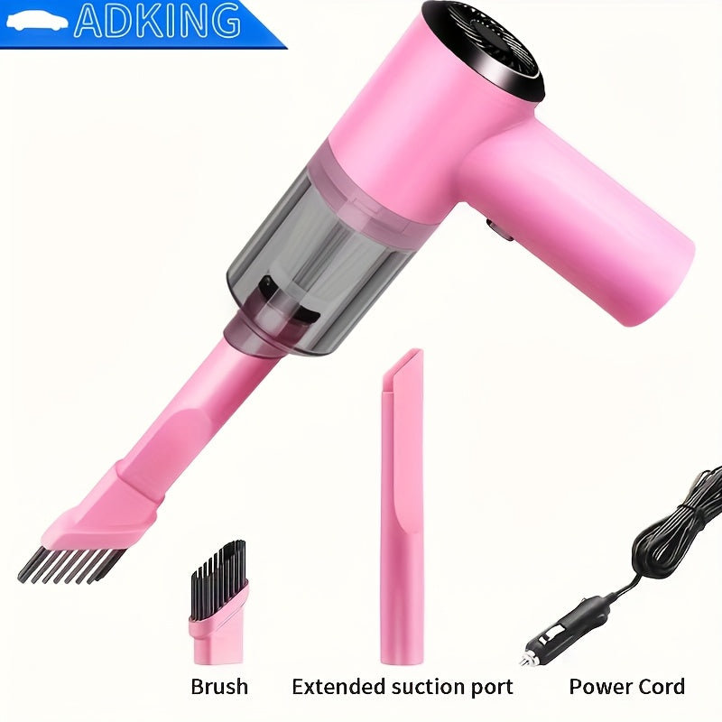 Aspiradora de mano para coche de 12V para pelo de mascotas, polvo y migas