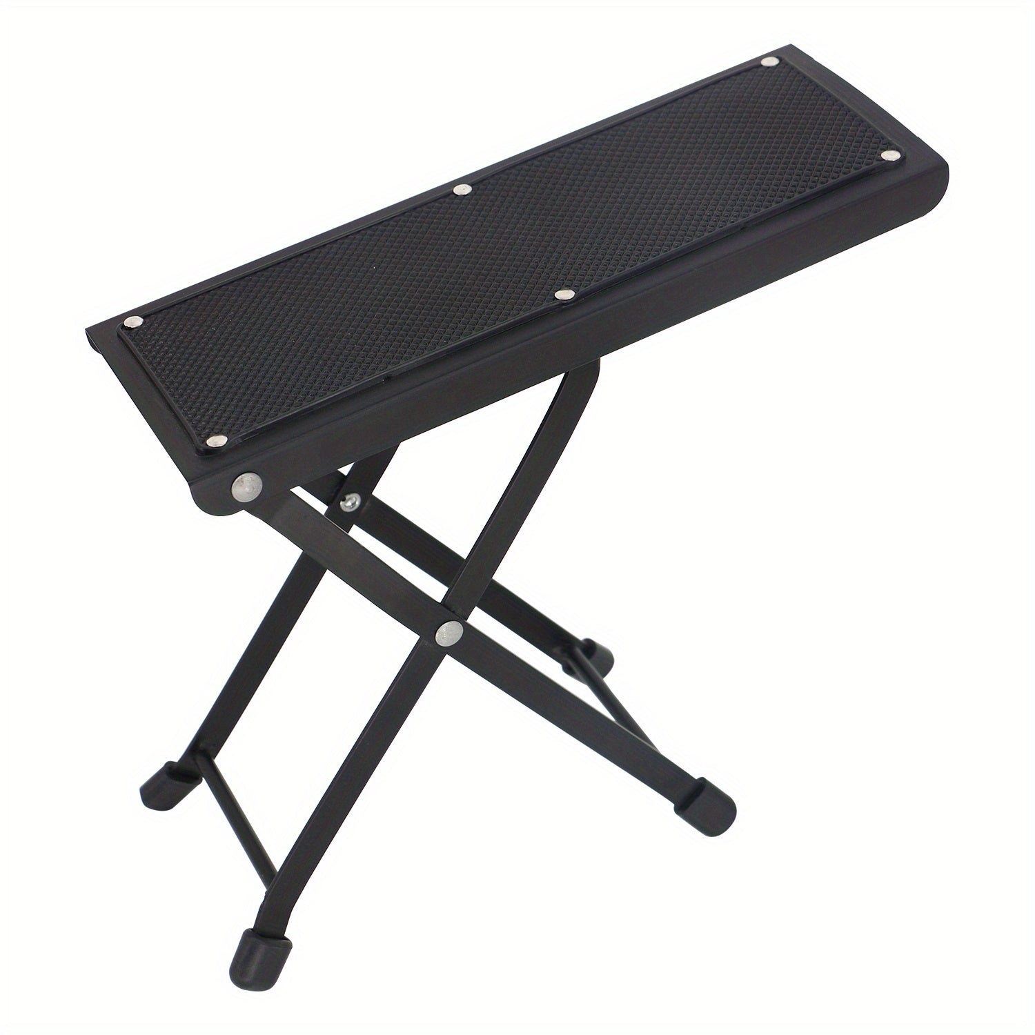 Adjustable Iron Guitar Foot Pedal for Acoustic and Classical Guitars Foldable Portable Non-Slip