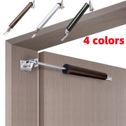 Automatic Household Door Closer with Silent Buffer in Black Silver White Coffee for Wooden Doors