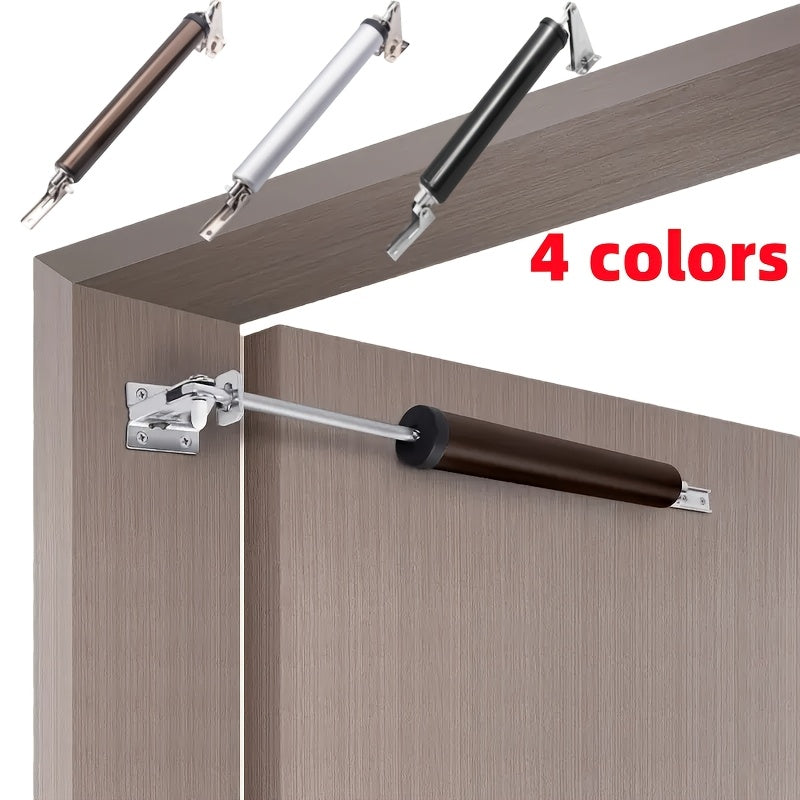 Automatic Household Door Closer with Silent Buffer in Black Silver White Coffee for Wooden Doors