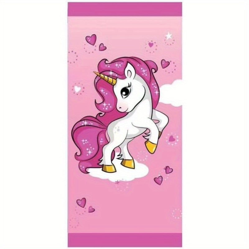 Cartoon Polyester Beach Towel 45x66 cm for Pool Pool Spa Picnic Travel