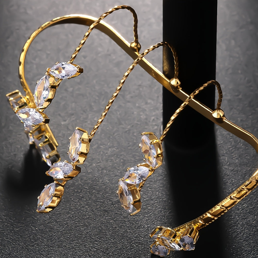 Women's Zirconia Bracelet Adjustable Geometric Design Jewelry